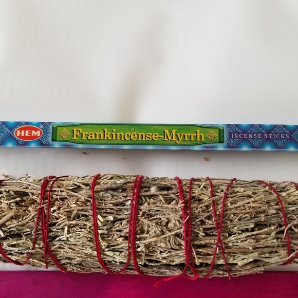 ✅#2 8 NEW pcs lot: candles, incenses, sage, holders - Picture 6 of 10